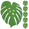 Decoratieve bloemen 6pcs nep tropische bladeren imitatie voor Hawaiiaans Luau Jungle Party Decor