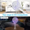 Electric Fly Swatter 3000V Bug Zapper Rakiet 2 w 1 z ładownym akumulatorem 1200 mAh Lampa zabójcza Mosquito 240415