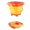 Sand Play Water Fun divertente Beach Cucciolo Sand Sand Piegable Calpecibile Multipurce Plastic Pail D240429