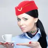 Berets Steardess Pillbox шляпа WEED Lettgeart Cap Air Hostesses Униформа.