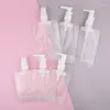 Sacs de rangement 30pcs Plastique transparent Nozzke Lotion Liquide Refilable Pompe Pouche Pouche de voyage Portable Organisateur cosmétique 50 ml 100 ml