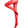 Women Socks Oil Shiny Five Finger Transparent Stockings Tights Nylon Toes Pantyhose Open Crotch Separate Seamless
