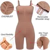 Shapers pour femmes Femmes Body Shapewear Full Corps Shaper Control Contrôle Slimming Sage Butt Butt Push Up Up Halmmer Abdomen Shapers Corset Y240429rdbk