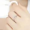 Band Rings Charming Crystal High Quality Cubic Zirconia Set with Cute Animal Cat Ring for Women and Girls Fashion Anillo De Mujer Open Q240429