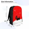 Rucksack Holiday Scottie Dog Rucksäcke für Männer Frauen wasserdichte College School Scottish Terrier Bag Print Bookbags