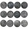 Prop Money American Antique Challenge Coin Foreign Trade Momery Mobinate Coanse 12 Созвездие установило облегчение древнее SILV6580753