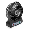 Elektriska fläktar Portable Rechargeble LED Light Fan Cooler Mini Desk USB 18650 Batterifläkt D240429