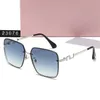 Occhiali da sole maschile designer occhiali da sole per donna nuovo oversize blu uv400 lente lady solare estate spiaggia sonnenbrille lussuoso bicchiere di lussuoso tela polarizza