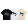 T-shirt maschile rhude New 2024 American High Street Fashion Mashi