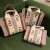 Woody Einkaufstasche Designer Frauen 5A Quality Tasche Handtaschen Einkaufstasche Hobo Mode Strand große Kapazität Tasche Crossbody -Umhängetasche Geldbörse mehrere 3 -Size