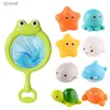 Bath Toys Baby Cute Animal Chuveiro Brinquedo Nada de Nadar Led Brinquedos leves Indução flutuante Indução brilhante Fropo Toy Childrens Games Water Game