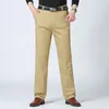 Men de style classique chino léger Business Soft Pantal