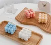 Bubble Bandle cube de soja cire de soja mignonne bougies parfumées aromathérapie petit anniversaire relaxant cadeau de décoration intérieure rrd119382495172