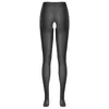 Kvinnors trosor Kvinnor Glänsande olja Crotchless strumpbyxor med benade silkestrumpor Hög midja Semi Transparenta tights Footed Leggings Underwear