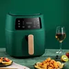 5L FRYERS Smart Electric Fryers Automatico a 360 ° cottura a LED friggitrice touchscreen senza olio senza fumo spina UE 240422