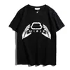 T-shirt Designer Mens Summer Luxury Brand Trend Fashion Personality Simple and Womens Loose Texture Short Sleeve Size s to 3xl