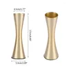 Vases 652F Nordic Metal Vase Gold Fin Flower Arrangement Floring Continier