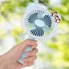 Electric Fans 3.7V Cat Mode Portable Folding Mini Electric Fan USB Laddning LED Night Light 800mAh 3Gears Justerbar ABS MATERIALWX