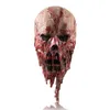 Skeleton Scary Full Full Ladex Masks Horror Bloody Skull Mask Halloween Party Cos Realistic Costume Props 240430