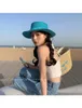 Summer Women Hat Hat Top Ajustável Mens e Mulher Hat Fedora Sun Hat Hat Hat Hat Jazz Jazz Amarelo Fluorescente 240430