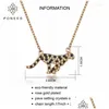 Colliers de pendentif Ponees vendant pavé en cristaux en cristal femmes bijoux léopard pour dames fashion animal collier gouttes livraison penda dhguh