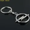 s/lot Fashion Metal 3D Car Keychain Key Chain Keyring Key Ring Chaveiro Llavero For Opel Auto Pendant Car Accessories Wholesale