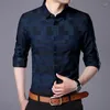 Camicie casual da uomo Summer Men business camicia a manica lunga ufficio formale maschio maglietta maschio