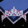 Tiaras Bride Crown Drop Crystal Tiara for Women Girls Birthday Party Dress Tiara Elegante Queen Bridal Headwear Acessórios