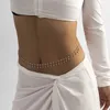 Midjekedjor Bälten Sexig Tassel Midjekedjebältet Zirkon Rhinestone Belly Body Chain Fashion Trend Jewelry for Women Festival Rave Party Accessories D240430