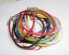 100PSlot 20Colors 205cm Couir Cuir Bracelets de chaîne de charme tressé Love pour les chaînes de liaison fermère de homard à perle25597196932865