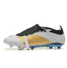 Sapatos de futebol 30 Elite Tongue ft FG 30º aniversário Core Black Solar Red 2024 Boot local loja online