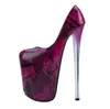 Designer Luxury Fashion Pumps Women Shoes For Catwalk 22cm tunna höga klackar skor kvinna nattklubb sexiga damskor stor plus storlek för flickor stövlar