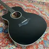 214ce Black Deluxe LH akoestische gitaar 01