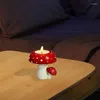 Kerzenhalter Pilzhalter Skulpturen Votiv Teelight Stand 7 cm/2,75 Zoll Tee Licht niedlich für Tisch