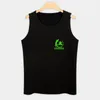 Męskie topy czołgowe Hiwarg Logo - Zielona przezroczysta kamizelka dla mężczyzn ubrania na siłownię mężczyzna
