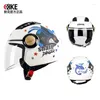 Мотоциклетные шлемы ретро -шлем 3/4 лица летний электрический скутер мотобик casco motocycling compacete Dot Certification дышащий