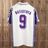 Retro Fiorentina Soccer Jerseys BATISTUTA RUI COSTA Home Football Shirt Camisas De Futebol Vintage Classic 84 85 89 90 91 92 93 94 95