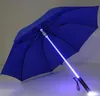 Paraplu's LED Light Sabre Up Laser Sword Golf die op de as is ingebouwd in Torch Flash Parbrella TQ2499371