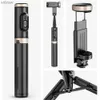 Selfie Monopods Bluetooth sem fio Handheld Selfie Stick Tripé com monopod expansível e controle remoto adequado para iPhone 14 13 Pro Max Telefone ao vivo WX