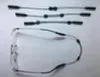 Cablz Ultra cienki lekka łańcuchy okularów okulary metalowy kabel ustalający okulary przeciwsłoneczne Regulowane sznurka sznurka z okrągłym SILI7656368