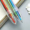 Em 1 colorido, multi-função caneta esferográfica 0,5mm Novelty Multi-Color Infilando Presentes Coreanos Stationery School Office Supplies