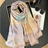 2024 Fashion designer Scarf Ladies Luxury Silk scarf Classic Spring 180-90 Silk scarf Soft high quality women shawl