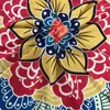 Tapestries Yoga Round Mat Mandala Tapestry Lotus Boheemse bloem bedrukte sjaal Sunblock Beach