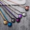 Spoons Eco-friendly Kitchen Supplies Stainless Steel Coffee Scoop Tableware Stir Spoon Ice Cream