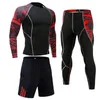 Men's Thermal Underwear Set >>Jogger Men>> Men Compression Tracksuit Suit >>Sport Clothes>>rash Guard Male Workout 4XL