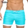 Swimwear maschile taddlee marca da bagno da bagno da bagno relè a blu solido blu più taglia XXL Shorts Surfing Nuovo Q240429