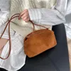 Sacs de rangement mode rétro rétro laine petit sac carré sac pour femmes messager à un épaule femme en peluche