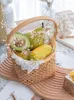 Decoratieve bloemen simulatie fruit mango model aomang verergerde studio schetsen voedsel schieten rekwisieten melk thee raam decoratie ornamenten