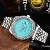 Sobre diamant diamant multi-couleurs Lao Diamond Shell Five Mens and Womens Business Leisure Watches