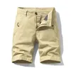 Mens Casual Shorts Fashion Summer Loose Pants Daily Classic Mane Clothing Workwear Five-Quarter Long Trousers 240422